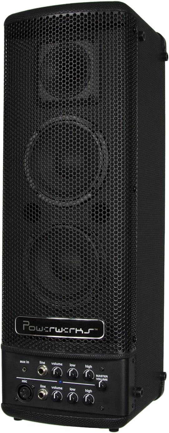 Powerwerks PW40BATBT Battery-Powered 40 Watt Portable PA - With Bluetooth