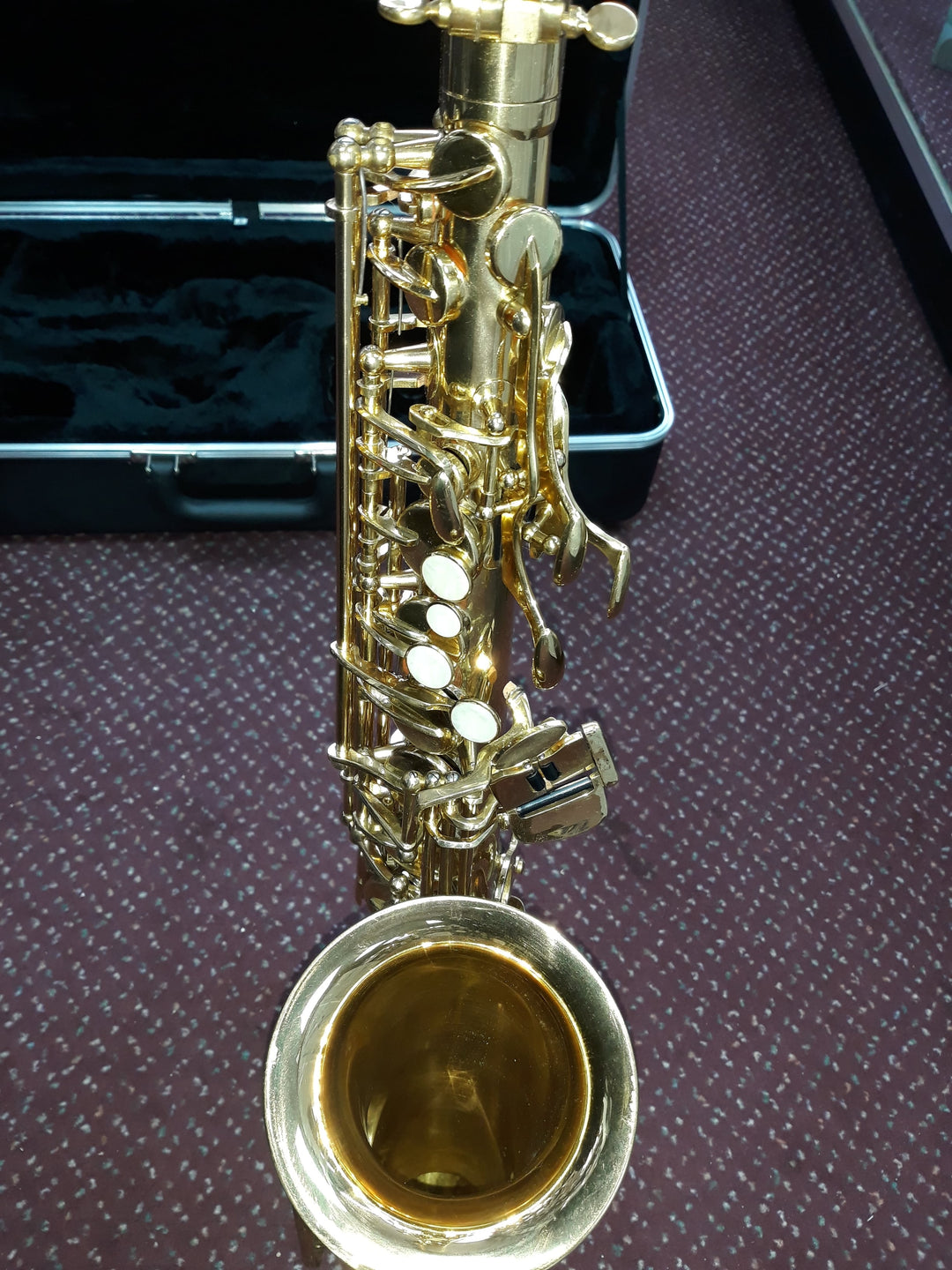 Used Palatino WI-819A Eb Alto Saxophone - With Case and Mouthpiece
