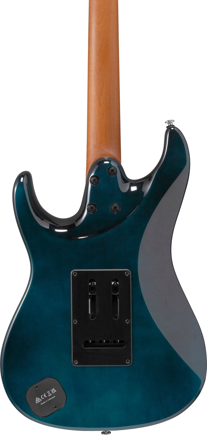Ibanez AZ24P1QMDOB Premium Electric Guitar - Deep Ocean Blonde 7