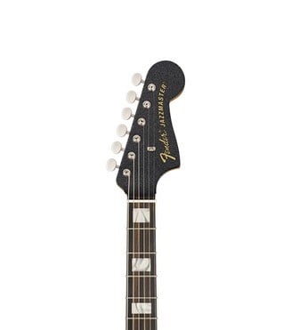 Fender 'Limited Edition' Gold Foil Jazzmaster Electric Guitar - Black Sparkle 2