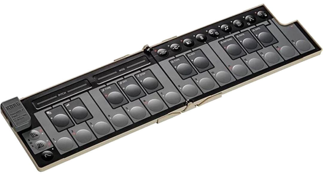 Korg nanoKEY Foldable MIDI Keyboard  - Sand Beige
