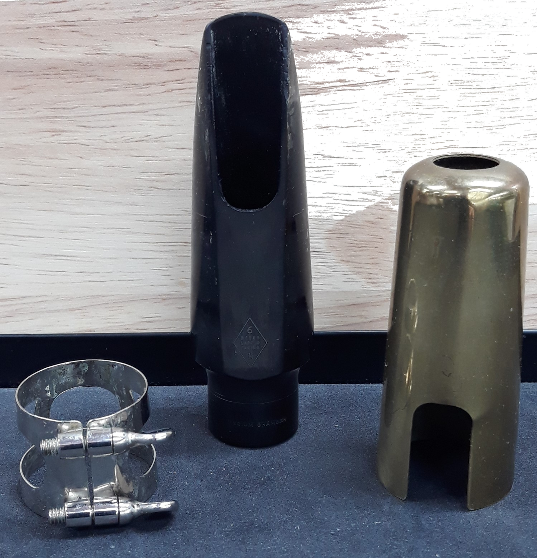 Used Meyer Hard-Rubber Tenor Saxophone Mouthpiece - 6M