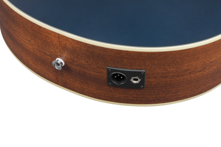 Ibanez AE100DBF Grand Auditorium Acoustic Electric Guitar - Dark Tide Blue Flat