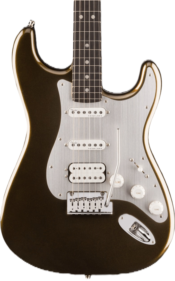 Fender American Ultra II Stratocaster HSS Electric Guitar - Texas Tea