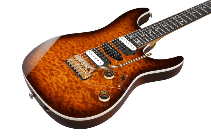 Ibanez AZ47P1QMDEB Premium Electric Guitar - Dragon Eye Burst