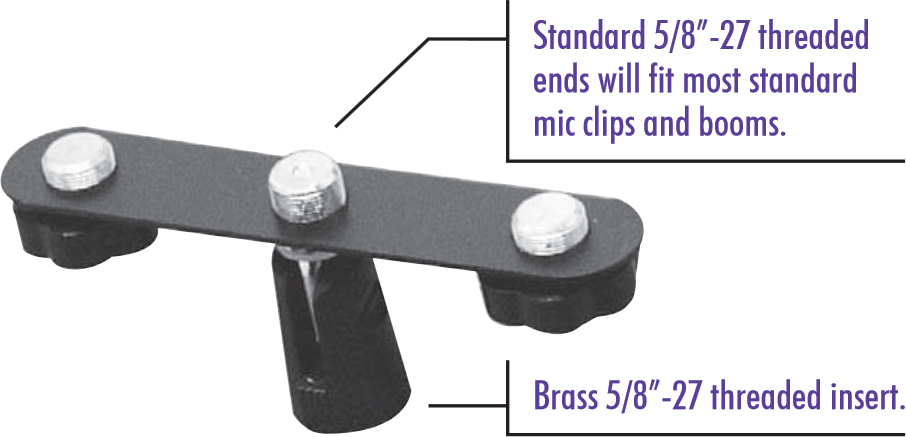 Onstage MY500 Stereo Microphone Bar