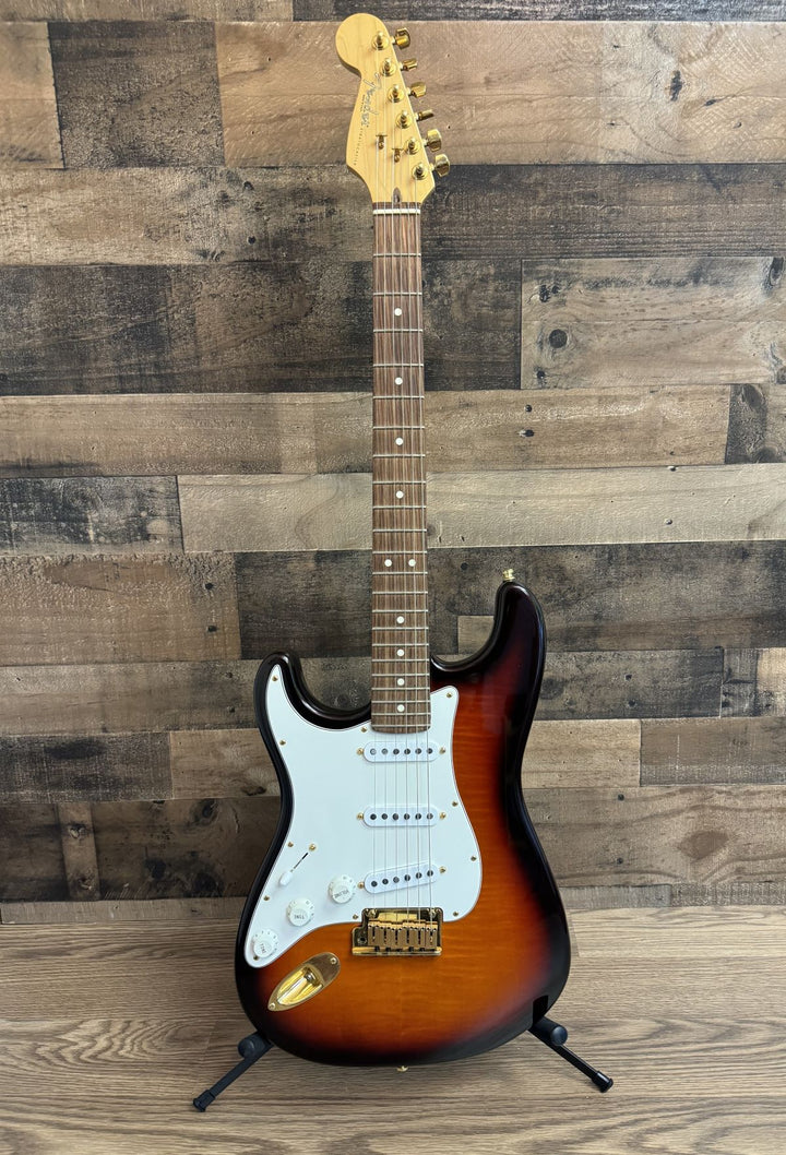 Fender 1996 50th Anniversary Left Handed Stratocaster Electric Guitar - Antique Burst (#193 of 250)