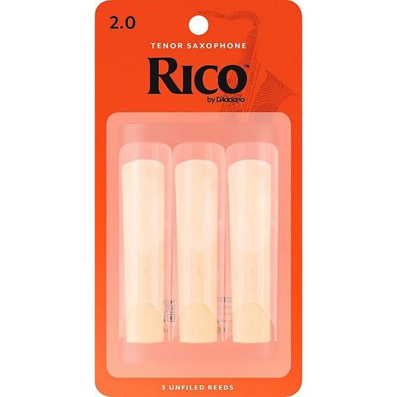 Rico RKA0320 #2.0 Tenor Saxophone Reeds (3-Pack)