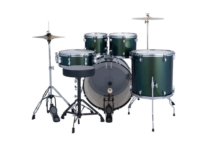 Ludwig Accent Fuse 5-piece Drum Set - Jade Dust