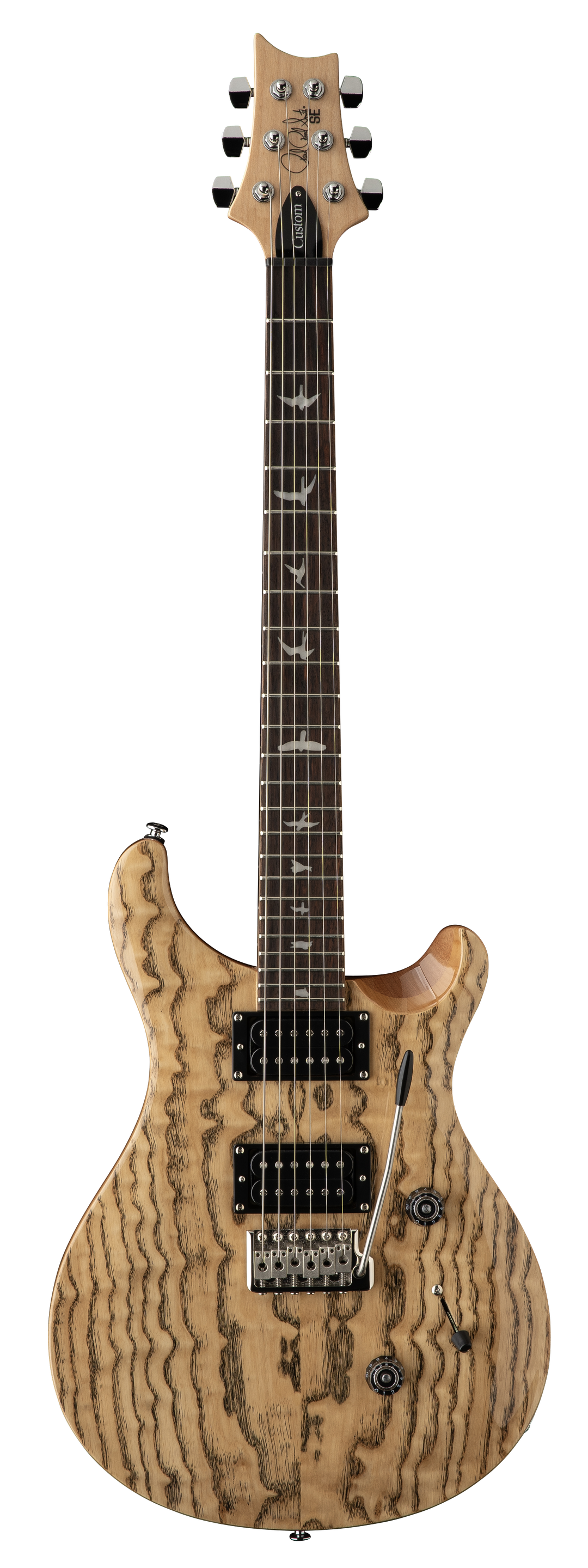 PRS 'Limited Edition' SE Custom 24 Burled Ash Electric Guitar - Natural