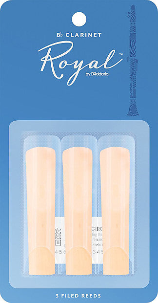 Rico RCB0330 Royal #3 Clarinet Reeds (3-Pack)