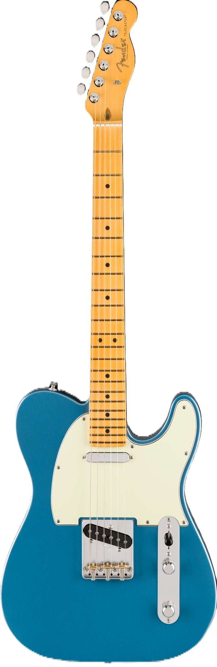 Fender American Professional Classic Telecaster Electric Guitar - Faded Lake Placid Blue 2