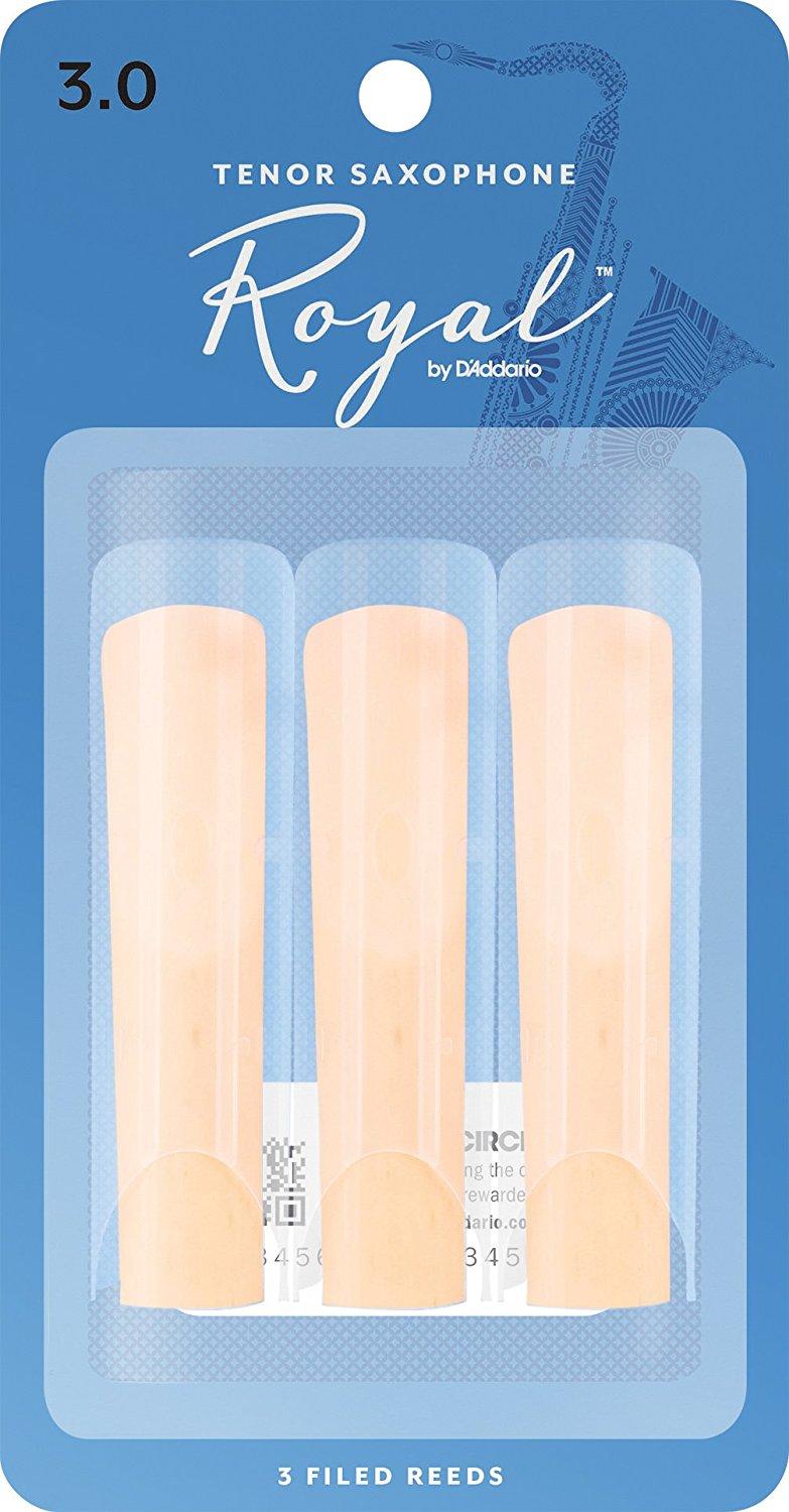 Rico Roya RKB0330 #3 Tenor Saxophone Reeds (3-Pack)