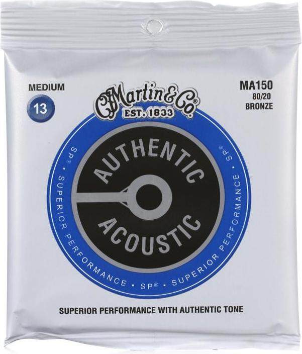 Martin MA150 80/20 Bronze Acoustic Guitar Strings (13-56)