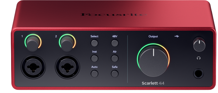 Focusrite Scarlett 4i4 4th Gen USB Audio Interface