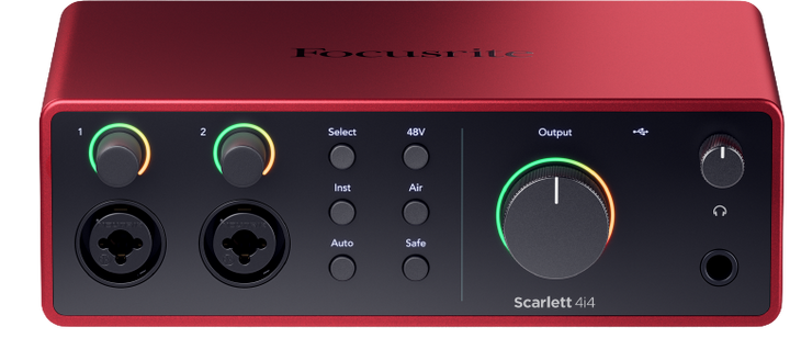Focusrite Scarlett 4i4 4th Gen USB Audio Interface