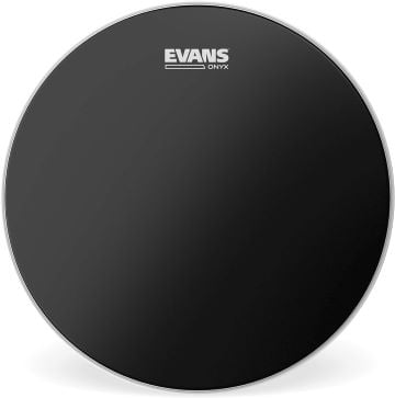 Evans ONYX 10" DRUM HEAD - Black Frost Coated