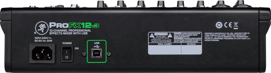 Mackie ProFX12v3 12 Channel Professional Effects Mixer with USB 3