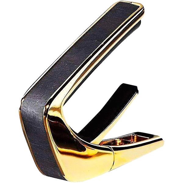 Thalia Exotic Series Capo - 24K Gold Finish with Ebony Inked Inlay