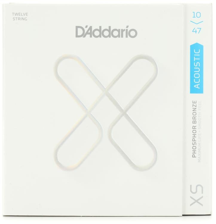 D'Addario XSAPB1047-12 XS 12-string Acoustic String Set Phosphor Bronze Extra Light