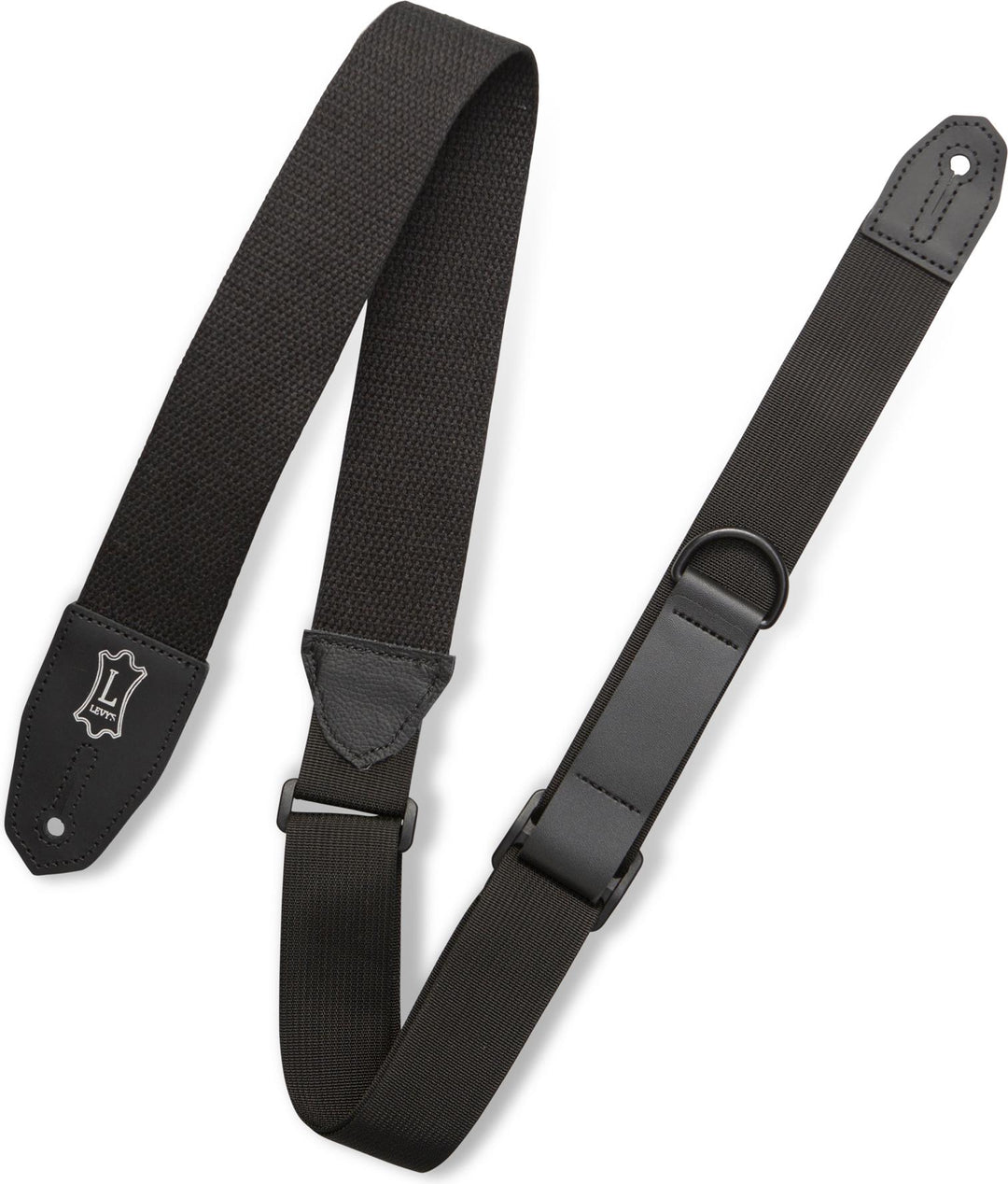 Levy MRHC-BLK 2" Wide Cotton Right Height Strap.