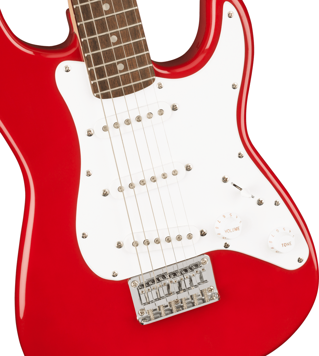 Squier Mini Stratocaster (Laurel/Dakota Red) 4