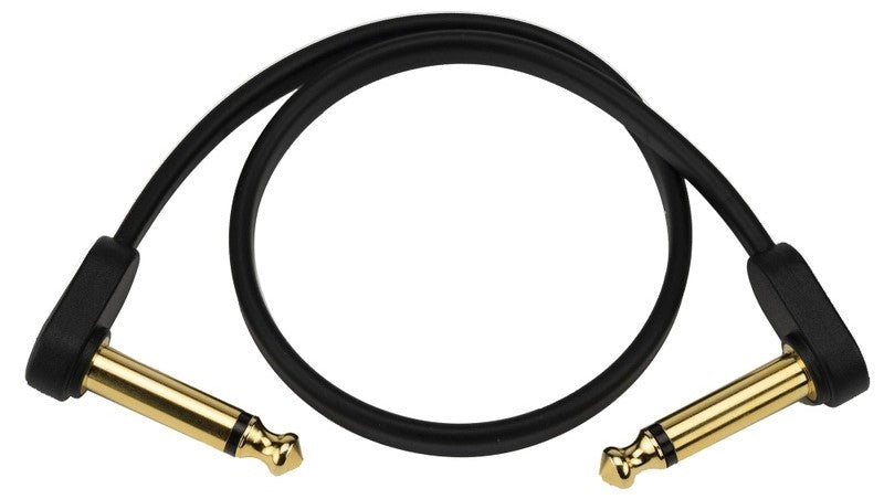 D'Addario PW-FPRR-01 Right Angle to Right Angle Flat Patch Cable - 1 foot