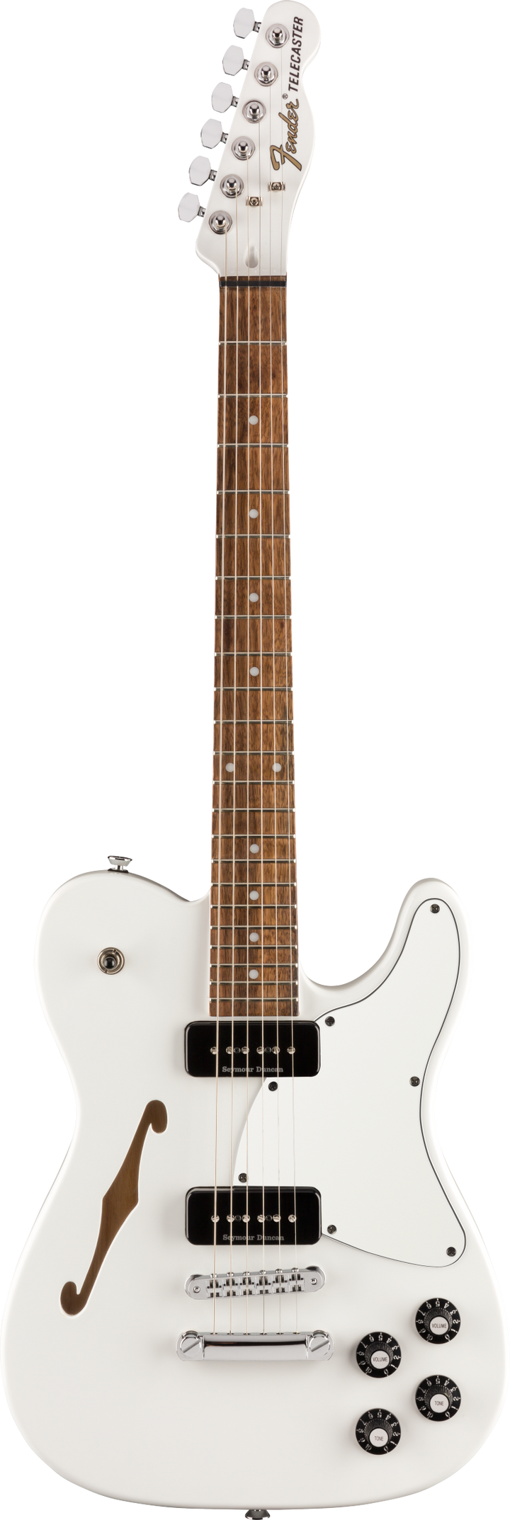 Fender Jim Adkins JA-90 Telecaster Thinline (Laurel/White) 4