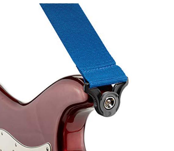 D'Addario PWSAL402 Poly Pro Auto Lock Strap (Blue)