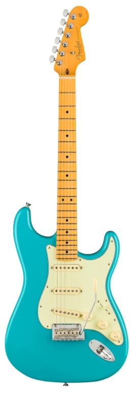 Fender American Pro II Stratocaster MN Miami Blue with Case 6