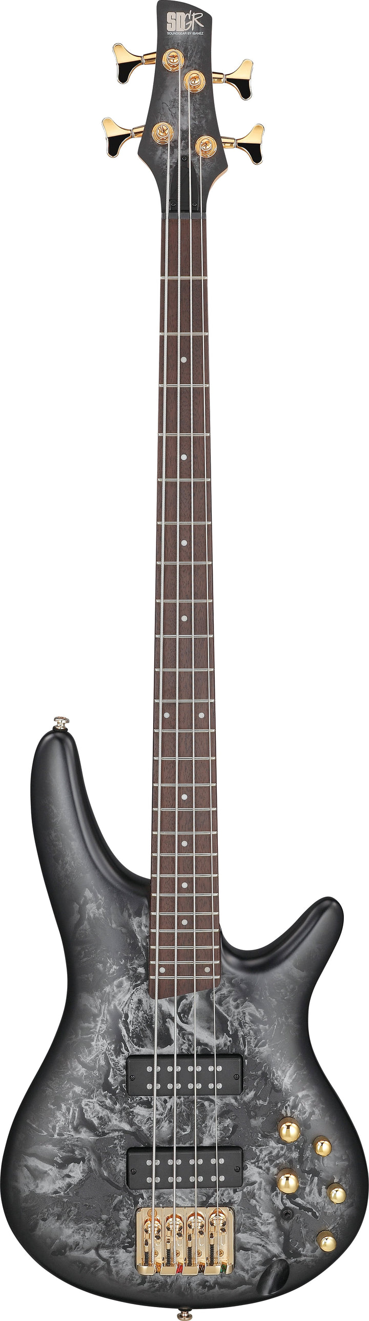 Ibanez SR300EDXBZM Standard Bass Guitar - Black Ice Frozen Matte 7