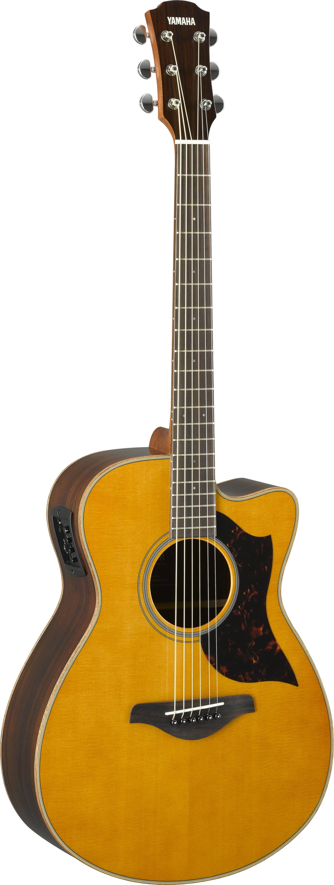 Yamaha AC1R-VN Acoustic-Electric Guitar with Cutaway (Vintage Natural) 2