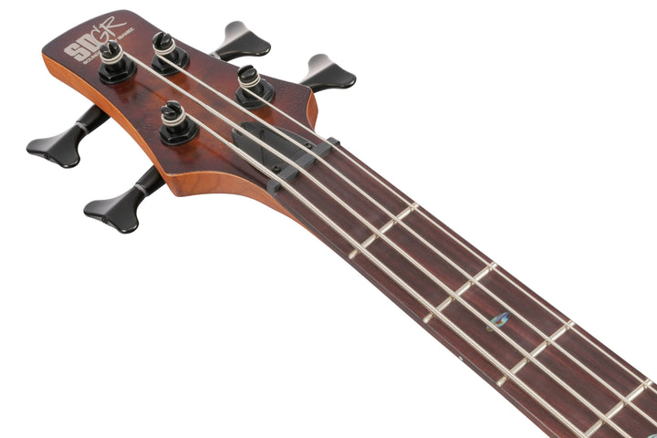 Ibanez SR500AMHL Standard 4-String Electric Bass Guitar - Mahogany Brown Burst Low Gloss 3