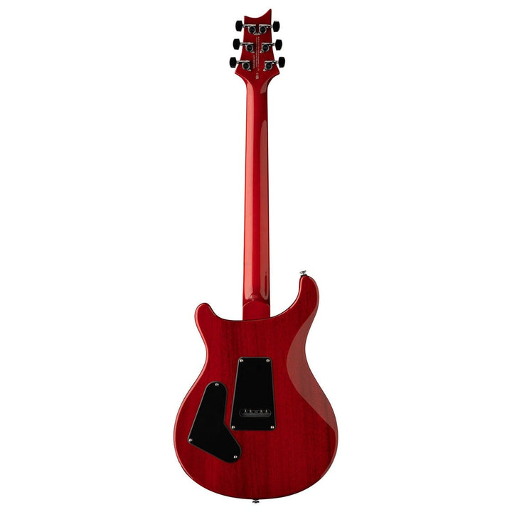 PRS SE Custom 24-08 Quilt Electric Guitar - Charcoal Cherry Burst 4