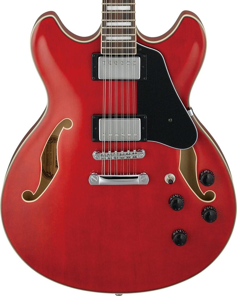 Ibanez AS7312TCD 12-String Electric Transparent Cherry Red No Case