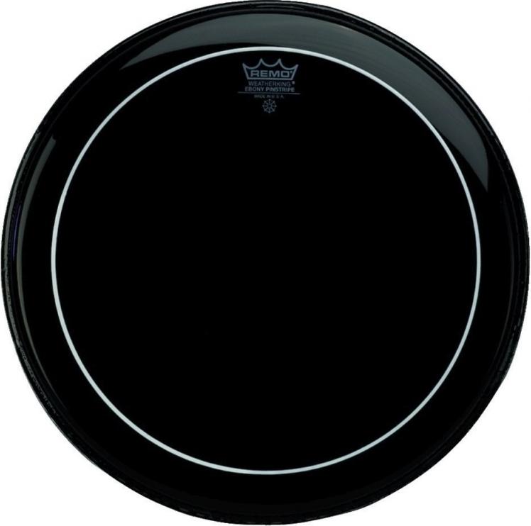 Remo 10\" ES0610PS Ebony Pinstripe Drum Head