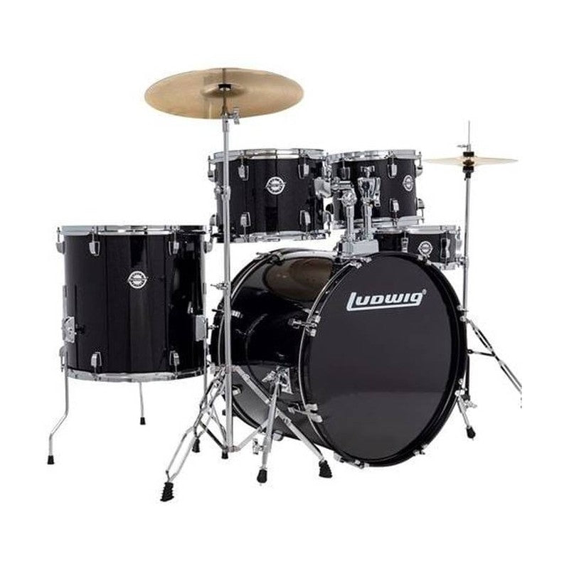 Ludwig Accent Drive 5-Piece Drum Kit - Black Sparkle