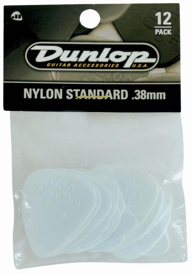 Dunlop Standard Nylon Pick Pack (White .38)