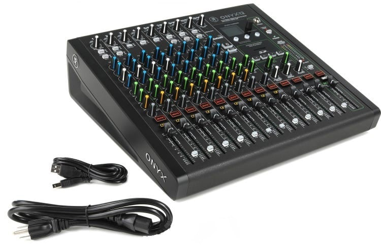 Mackie Onyx12 12-Channel Premium Analog Mixer - With Multi-Track USB and Bluetooth