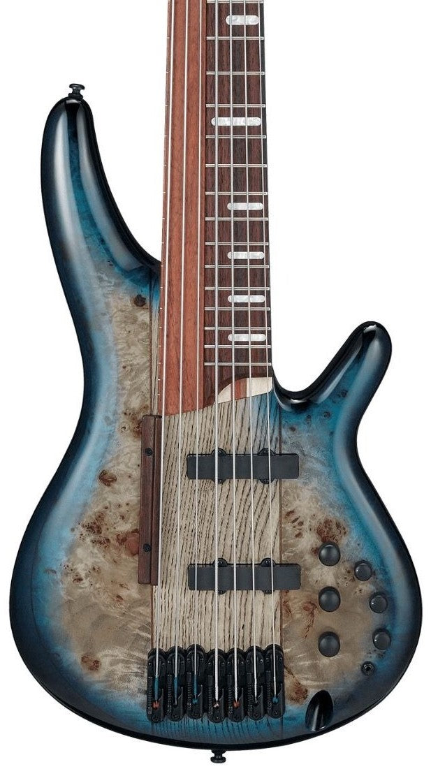MINT Ibanez SRAS7CBS SR Bass Guitar 7-String Bass Guitar Cosmic Blue Starburst With Case Mint/Pristine