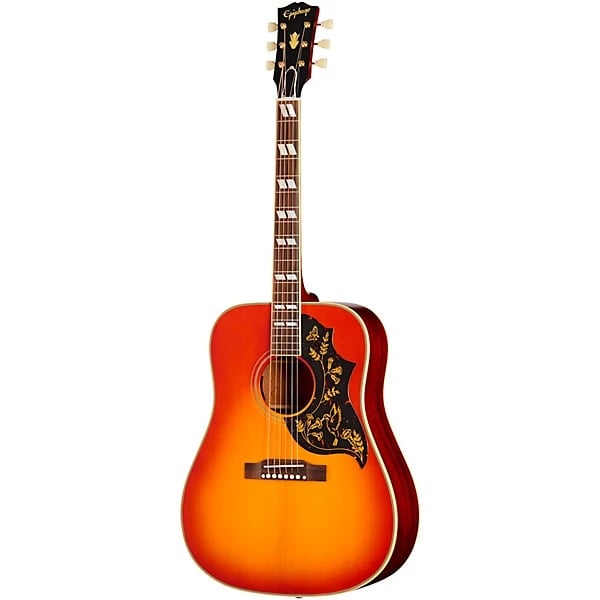 Epiphone IGC 1960 Hummingbird Reissue Acoustic Electric Guitar - Cherry Sunburst 6