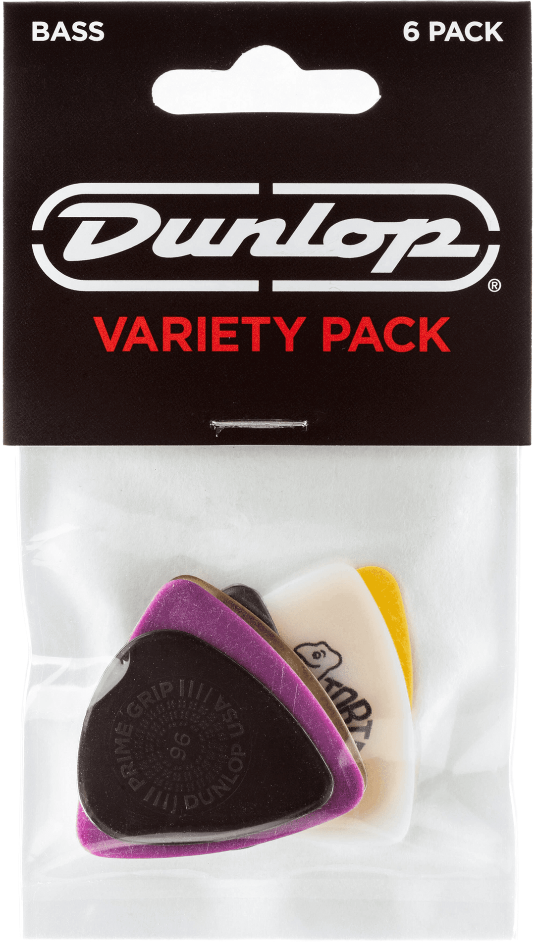 Dunlop PVP117 Bass Pick Variety Pack 6-Pick Player's Pack