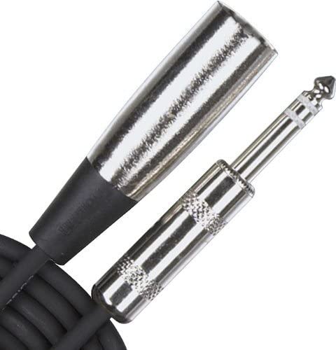 Rapco BLC-3MS-I 3' Bal Mic Cable 1/4" M - XLR M