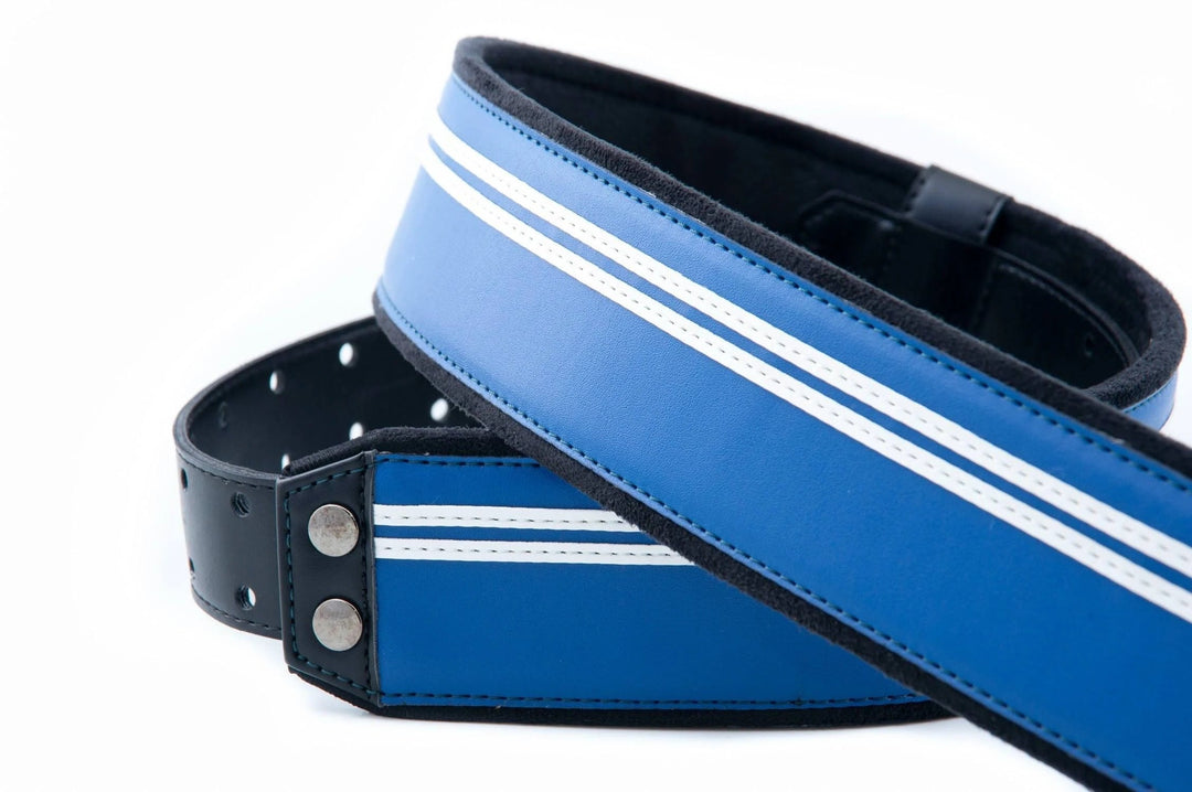 RightOn! Mojo Vegan Guitar Strap - Race Blue 3