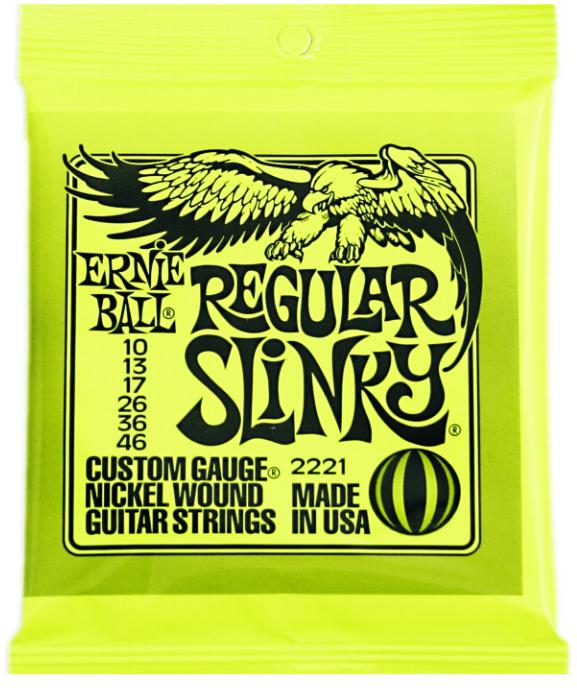 Ernie Ball 2221 Nickel Regular Slinky Electric Guitar Strings
