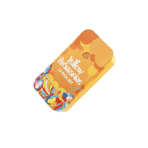 D'Addario The Beatles Yellow Submarine 55th Anniversary .70mm Guitar Picks - Primrose Prairie (15 Pack Tin) 2