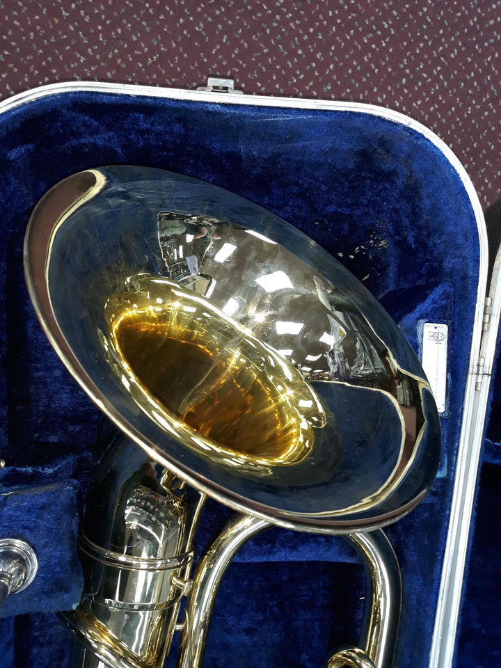 Used F.A. Reynolds 3-Valve Brass Baritone Horn - Brass Body With Nickel-Silver Trim