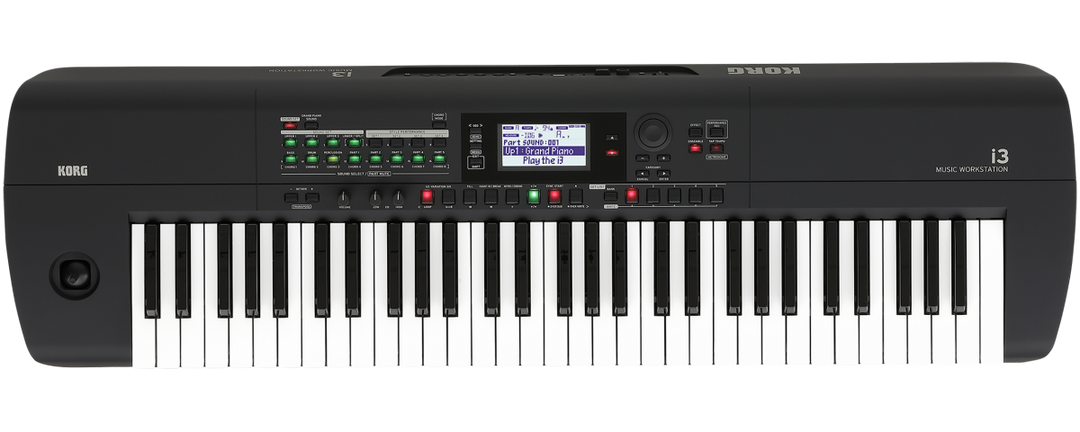 Korg i3MB Keyboard and Music Workstation (Matte Black)