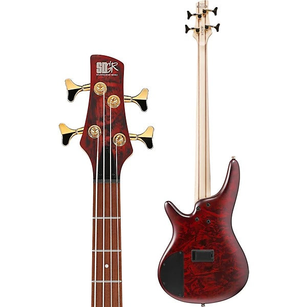 Ibanez SR Standard 4-string Electric Bass Guitar - Wine Red Frozen Matte