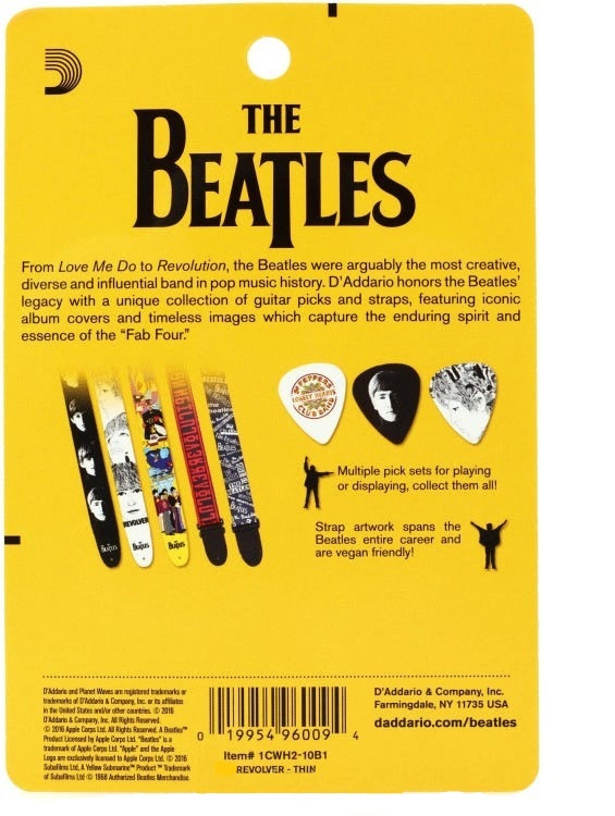D'Addario The Beatles "Revolver" Guitar Picks - 1.0mm (10 Pack)